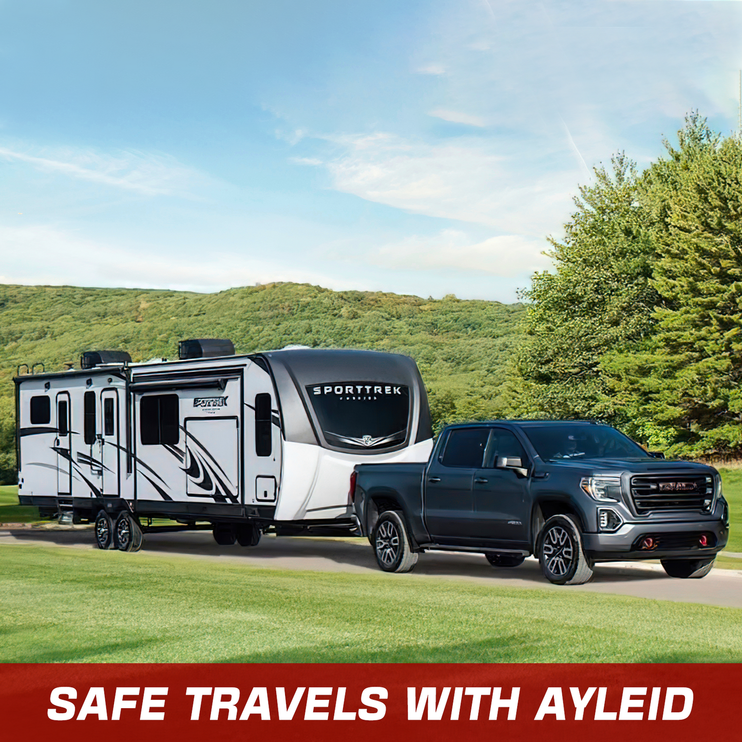 Ayleid Trailer Hitch Tri-Ball Mount with Hook & Pin Balls Sized 1-7/8, 2 & 2-5/16 inches, Tow Hitch with Anti-Theft Locking Pin, Silver