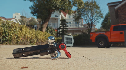 Ayleid Trailer Hitch Tri-Ball Mount with Anti-Theft Locking Hitch Pin&Hook&Rotatable Tow Shackle,Fits 2-in Receiver with 1-7/8-in,2-in,2-5/16-in Hitch Ball Adjustable with Shackle